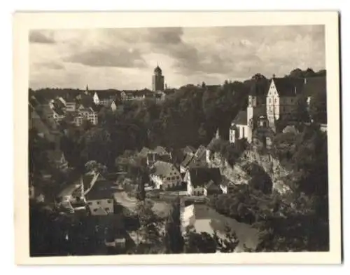 10 Fotografien Paul Weber, Ansicht Haigerloch, Heilstätte St. Josefshaus, Liegehalle, Arztzimmer, Krankenzimmer, Haus