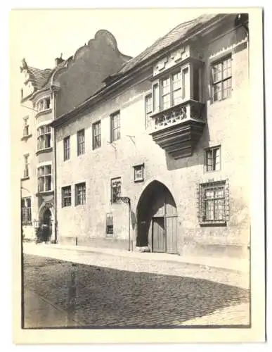 6 Fotografien Ansicht Erfurt, Erker in der Allerheiligenstr. 11, Michaeliskirche, Portal Michaelisstr. 38 und 10