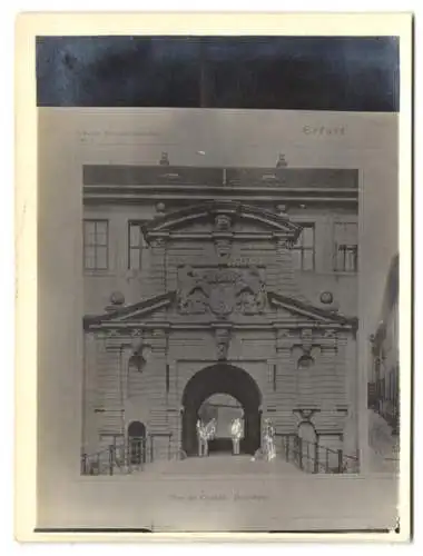 6 Fotografien Ansicht Erfurt, Erker in der Allerheiligenstr. 11, Michaeliskirche, Portal Michaelisstr. 38 und 10