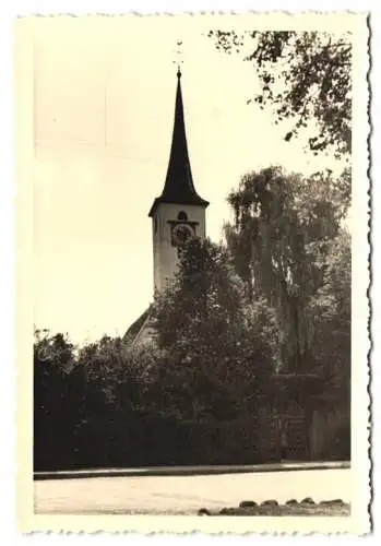 Fotografie unbekannter Fotograf, Ansicht Oberensingen, Kirche