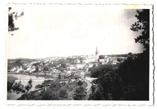 Fotografie unbekannter Fotograf, Ansicht Villmar / Hessen, Panorama der Ortschaft