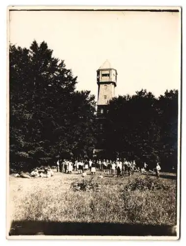 Fotografie unbekannter Fotograf, Ansicht Römerstein, Aussichtsturm