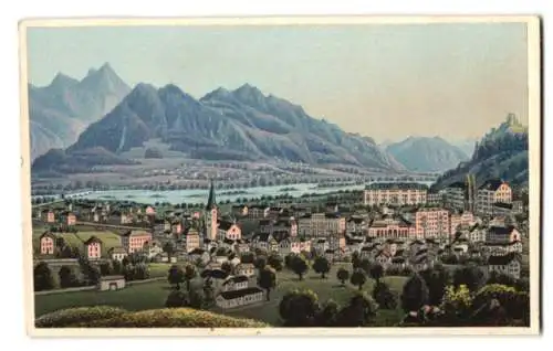 Fotografie R. Dikenmann, Zürich, Ansicht Luzern, Panorama der Stadt