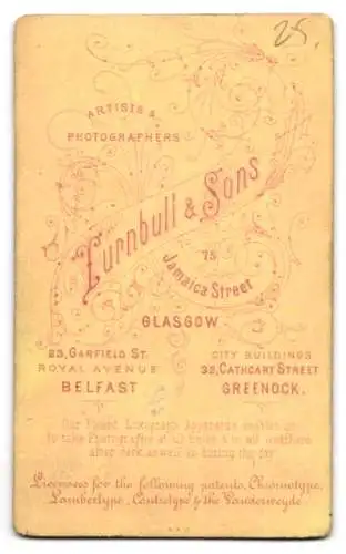 Fotografie Turnbull & Sons, Glasgow, Jamaica Street 75, Porträt eines eleganten Herrn