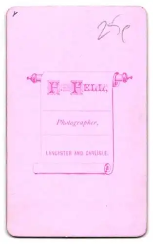 Fotografie H. Helm, Lancaster, Porträt einer jungen Frau