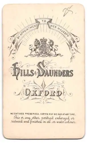 Fotografie Hills & Saunders, Oxford, Porträt eines jungen Mannes