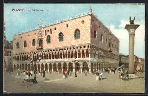 AK Venezia / Venedig, Palazzo Ducale, Herzogl. Palast