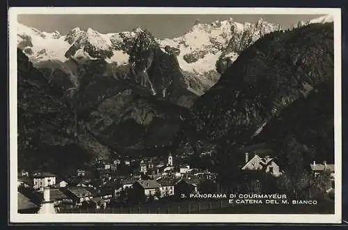 AK Courmayeur, Panorama e Catena del M. Bianco