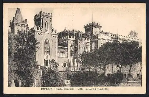 AK Imperia, Porto Maurizio, Villa Ludowici (Garbella)