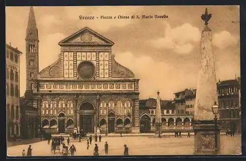 AK Firenze, Piazza e Chiesa di S. Maria Novella