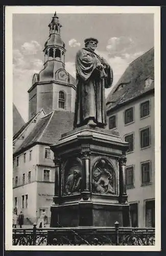 AK Eisleben, Luther-Denkmal