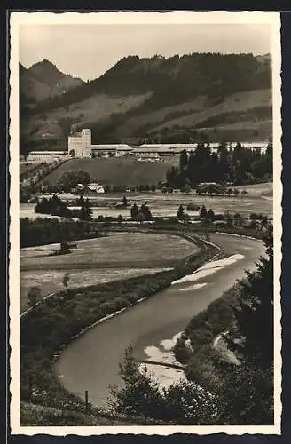 AK Sonthofen /Allg., Ausblick auf die Ordensburg