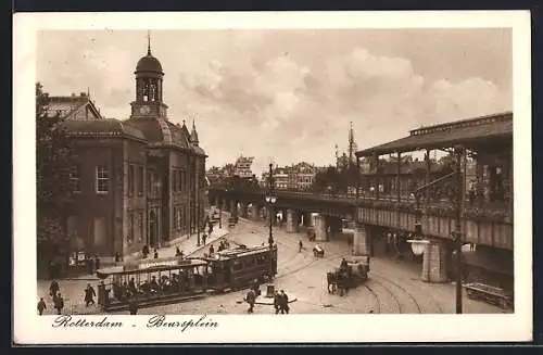 AK Rotterdam, Beursplein, Tramway