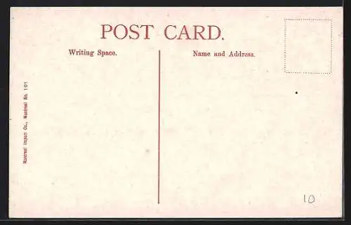 AK Montreal, Post Office and Bank of Montreal, Strassenbahn