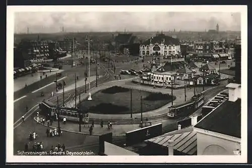 AK Scheveningen, Gevers Deynootplein, Strassenbahn