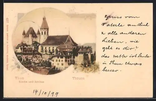 AK Thun, Kirche und Schloss