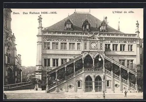 AK Bern, Das Rathaus, L`Hotel de ville