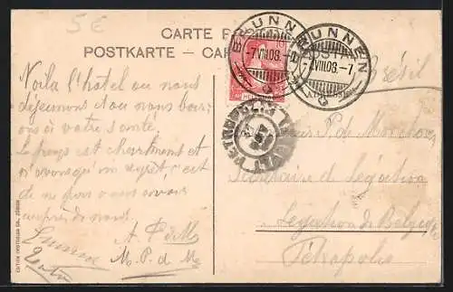 AK Brunnen, Waldstätterhof, Hotel Quatre Cantons, die Mythen