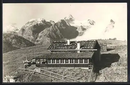 AK Strub, Berggasthof Gotzenalm im Sonnenschein