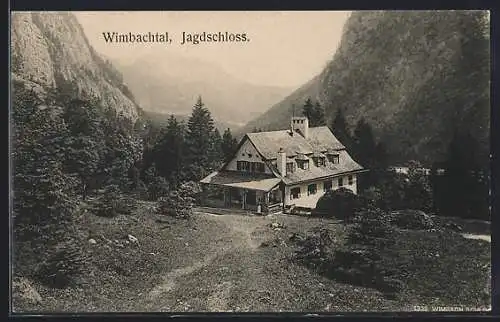 AK Ramsau / Berchtesgaden, Jagdschloss im Wimbachtal