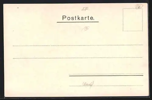 AK Karlsruhe, Neues Postgebäude