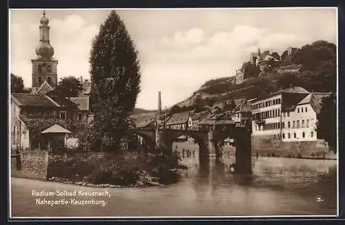 AK Kreuznach, Nahepartie mit Kauzenburg