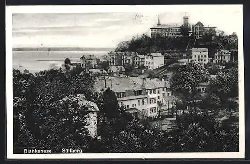 AK Hamburg-Blankenese, Ortsansicht auf dem Süllberg