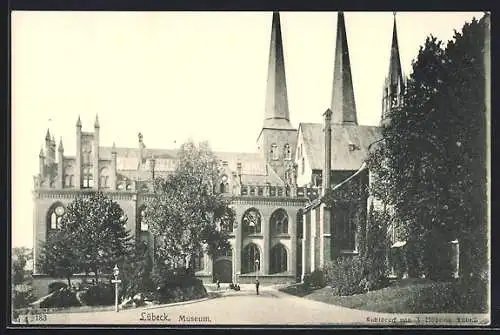 AK Lübeck, Blick aufs Museum