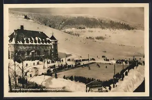 AK Oberwiesenthal, Wintersportplatz