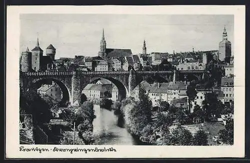 AK Bautzen, Kronprinzenbrücke