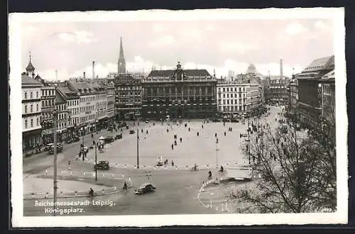 AK Leipzig, Blick auf den Königsplatz