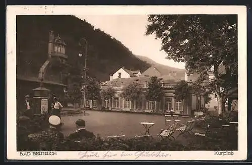 AK Bad Bertrich, Blick auf den Kurplatz