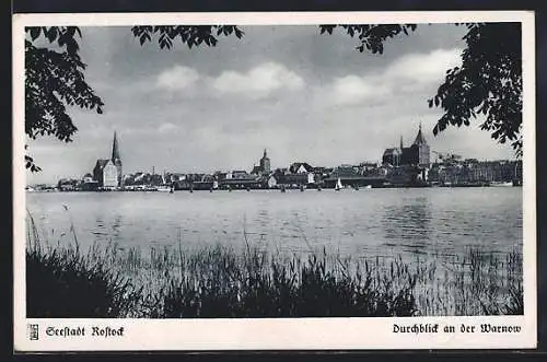 AK Rostock, Durchblick an der Warnow