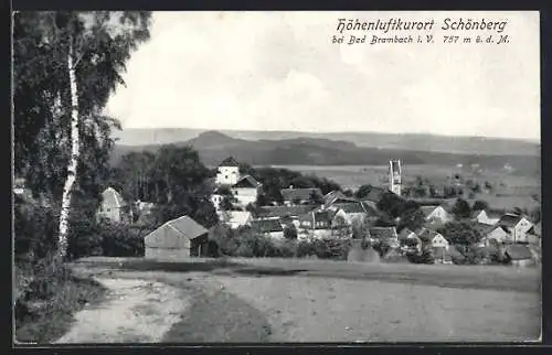 AK Schönberg / Vogtl., Ortsansicht