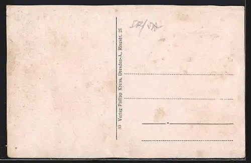 AK Rathen /Sa., Gasthaus, Amselfall