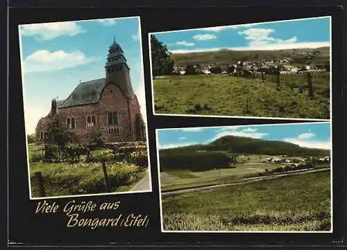 AK Bongard /Eifel, Die Kirche, Gesamtansicht