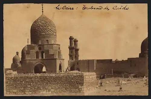 AK Le Caire, Mosquèe, Vue panoramique