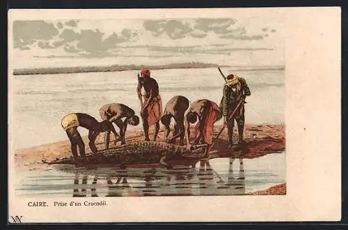 AK Caire, Prise d`un Crocodil