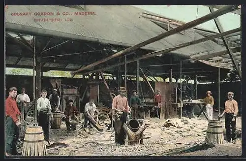 AK Madeira, Cossart Gordon & Co., View of Cooperage