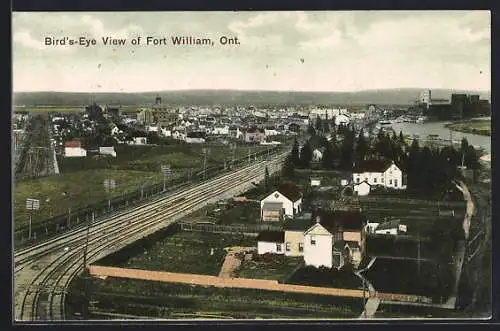 AK Fort William /Ont., Bird`s Eye View of Fort William