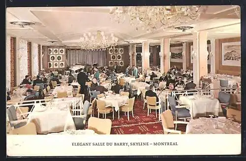 AK Montreal, Skyline Hotel, Elehant Salle du Barry