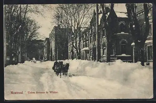 AK Montreal, Union Avenue in Winter