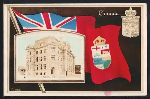 Passepartout-AK Victoria, Post Office, Canadian Flag