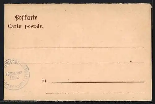 AK Düsseldorf, Ausstellung 1902, Wasser-Rutschbahn Vergnügungspark