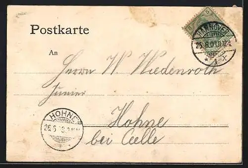 AK Hannover, Landwirtschaftliche Ausstellung 1903, Arena zur Vorführung der Tiere