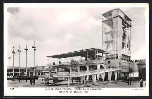 AK London, Festival of Britain 1951, South Bank Exhibition, Ausstellung-New Schools Pavilion