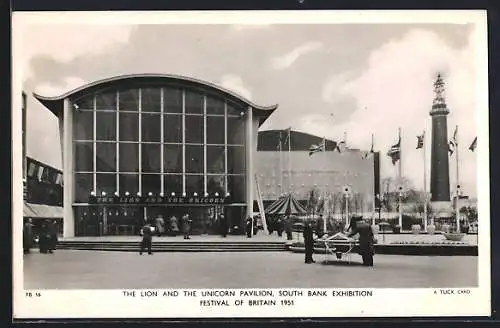 AK Festival of Britain 1951, South Bank Exhibition, The Lion and the Unicorn Pavilion