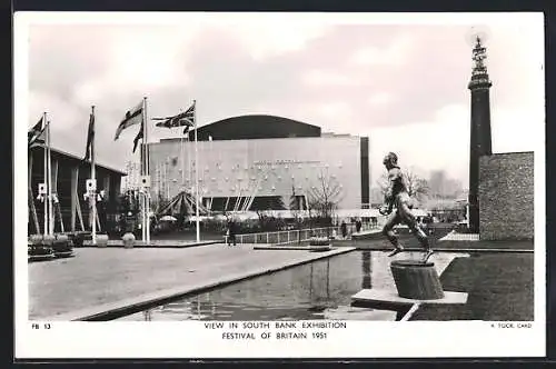 AK Festival of Britain 1951, View in South Bank Exhibition