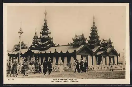 AK The Burmese Pavilon, The British Empire Exhibition