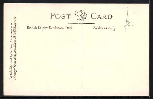 AK London, British-Empire Exhibition 1924, the Government Building